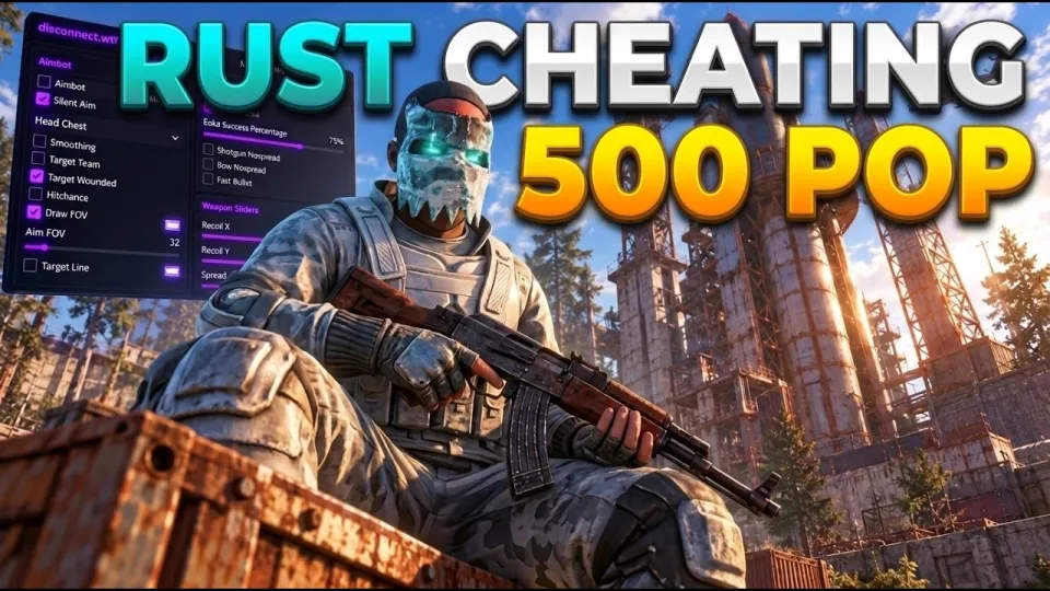 Dominating Launch Site on 500 Pop With the BEST Rust Cheats 2026